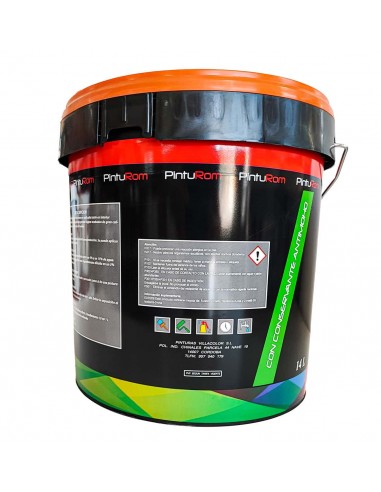 Pintura blanca para fachadas exterior - interior, revestimiento liso industrial Platino