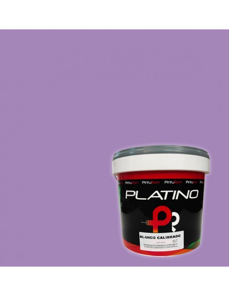 Pintura interior violeta natural platino color
