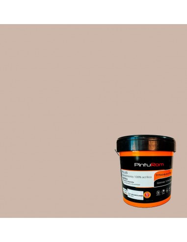 Pintura Fachadas color Tierra Titanium Color 100% Acrílico.