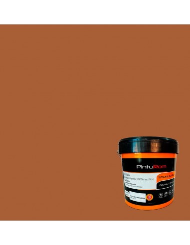 Pintura Fachadas color Páramo Titanium Color 100% Acrílico.
