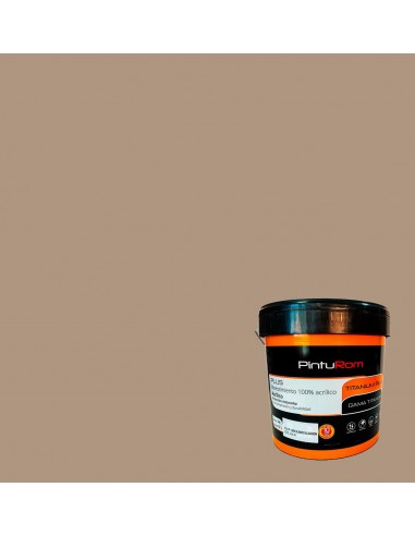 Pintura Fachadas color Siena Titanium Color 100% Acrílico.