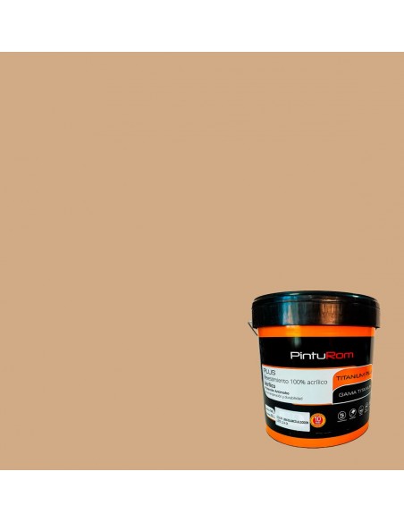 Pintura Fachadas color Paja Titanium Color 100% Acrílico.