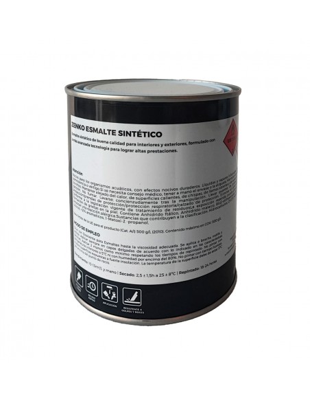 Esmalte Sintético ZENKO PRO Satinado trasera