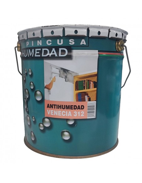 Pintura Antihumedad blanca Venecia 312 PINCUSA vista frontal