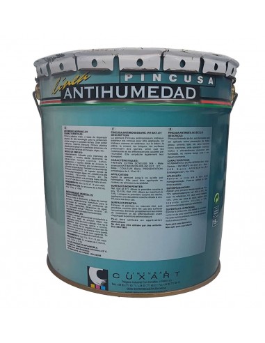 Pintura Antihumedad blanca Venecia 312 PINCUSA vista etiqueta información