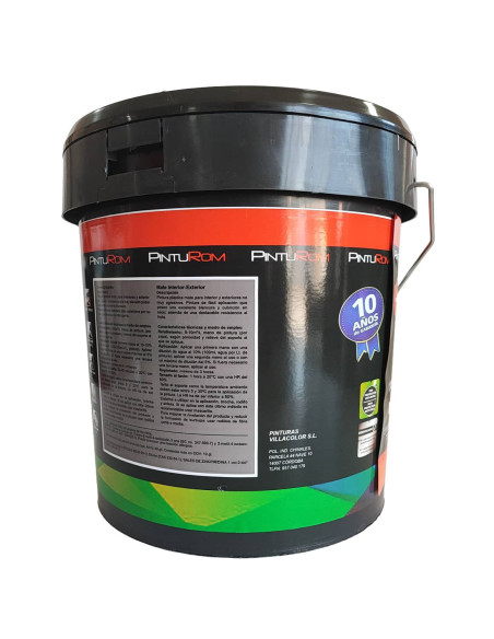 Pintura fachadas blanca siliconada TITANUM trasera