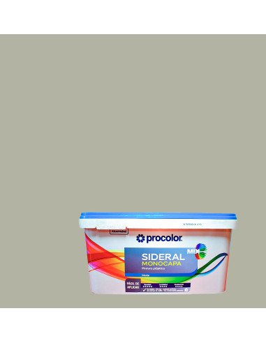 Pintura Plástica SIDERAL MIX MONOCAPA PROCOLOR Mate - perla natural
