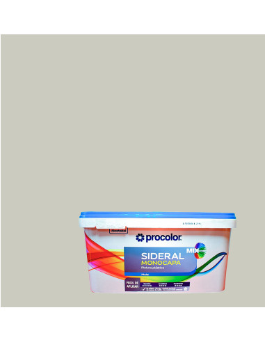 Pintura Plástica SIDERAL MIX MONOCAPA PROCOLOR Mate - perla intermedio