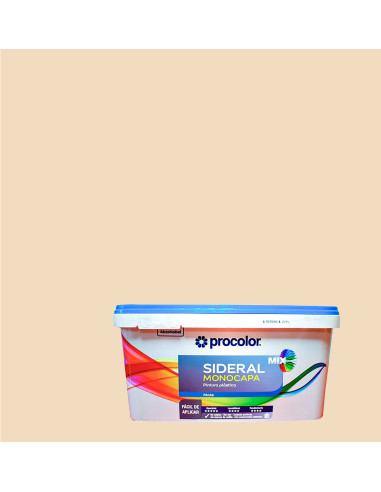 Pintura Plástica SIDERAL MIX MONOCAPA PROCOLOR Mate - marrón intermedio