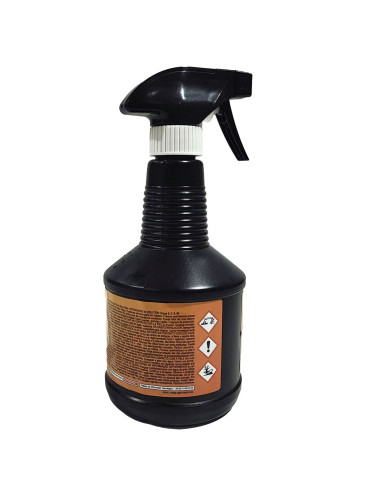 Limpiador de moho Renov Express SCALP imagen lateral simbología