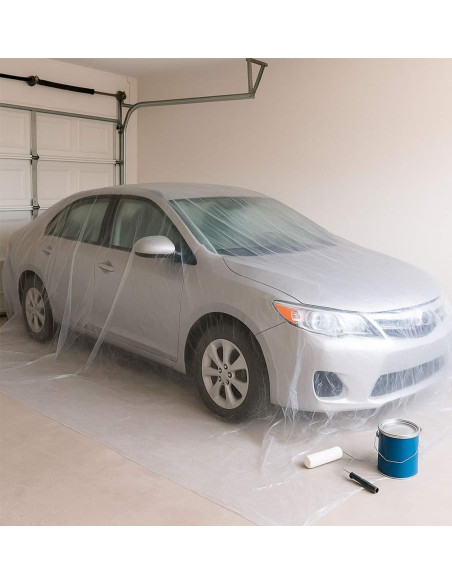 Plástico cubretodo rollo de 2 x 50 m ZENKO - coche
