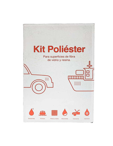 Kit fibra de vidrio y poliéster de reparación QUICKSOL|Pinturom - Tu tienda de pinturas online Kit fibra de vidrio y poliéster de reparación QUICKSOL|Pinturom - Tu tienda de pinturas online