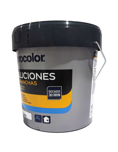 Pintura quitamanchas al agua paredes y techos PROCOLOR