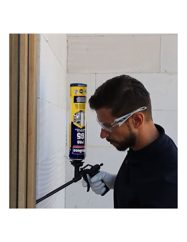 Espuma de poliuretano para pistola PRO 65 QUILOSA