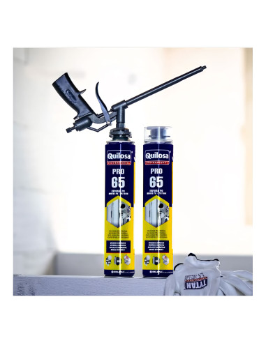Espuma de poliuretano para pistola PRO 65 QUILOSA
