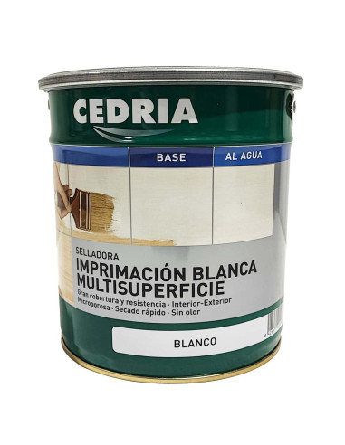 Imprimación Blanca Multisuperficie CEDRIA 4 l.