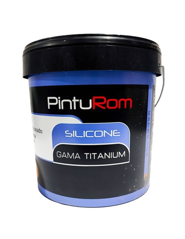 Pintura Siliconada al agua blanca TITANIUM SILICONE 2.0
