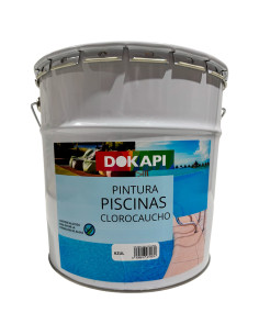 Pintura para piscinas al clorocaucho DOKAPI latón grande anverso