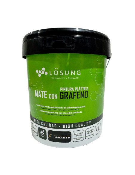 Pintura Plástica Mate con Grafeno LÖSUNGRAF LÖSUNG frontal