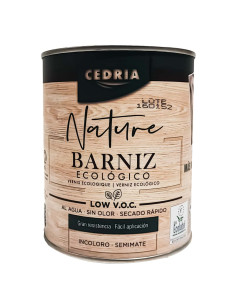 Barniz Ecológico incoloro semimate Nature  CEDRIA