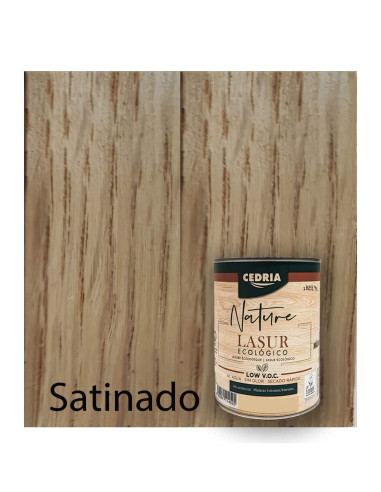 Lasur Ecológico Incoloro Natura CEDRIA incoloro satinado