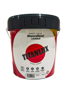 Pintura Titanlux Blanco Total int-ext BB envase 14 l. vista frontal 2