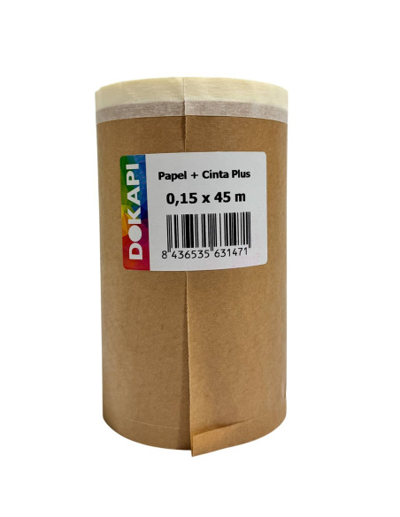 Papel con cinta plus 0,15x45 DOKAPI imagen principal