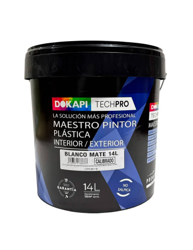 Pintura Maestro Pintor DOKAPI int-ext envase 14 l. vista frontal