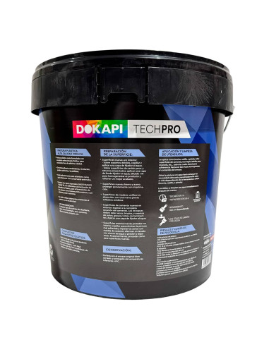 Pintura Maestro Pintor DOKAPI int-ext envase 14 l. vista trasera