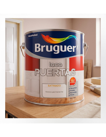 Esmalte BRUGUER laca al agua para puertas