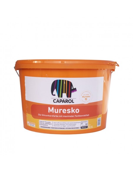 Pintura para fachadas Muresko Silacryl Caparol. Revestimiento