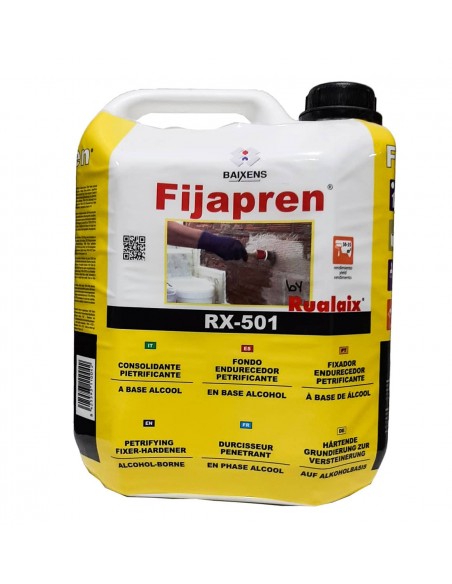 Fijador endurecedor al disolvente Fijapren RX-501 5L.