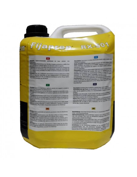 Fijador endurecedor al disolvente Fijapren RX-501 5L.