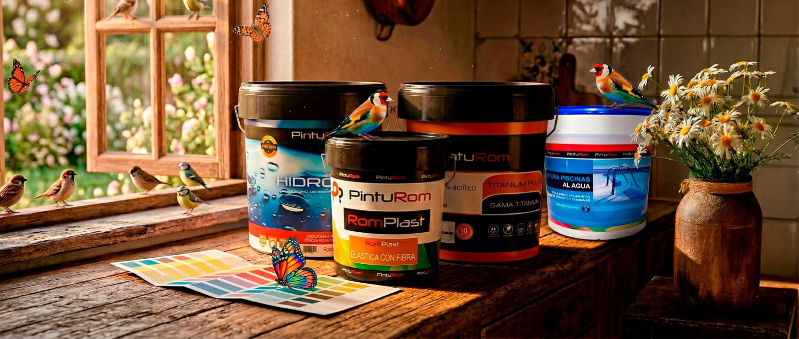 La primavera se vive y se pinta en color